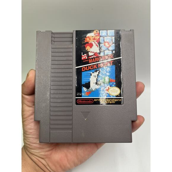 Super Mario Bros & Duck Hunt Nintendo NES Game - Good Condition - Picture 6 of 6